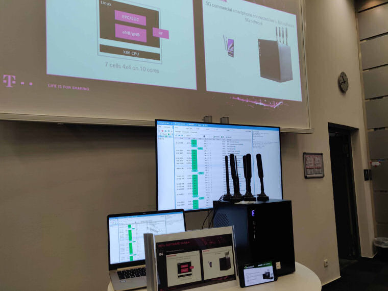 5G live demo at the Deutsche Telekom headquarter in Bonn, Germany