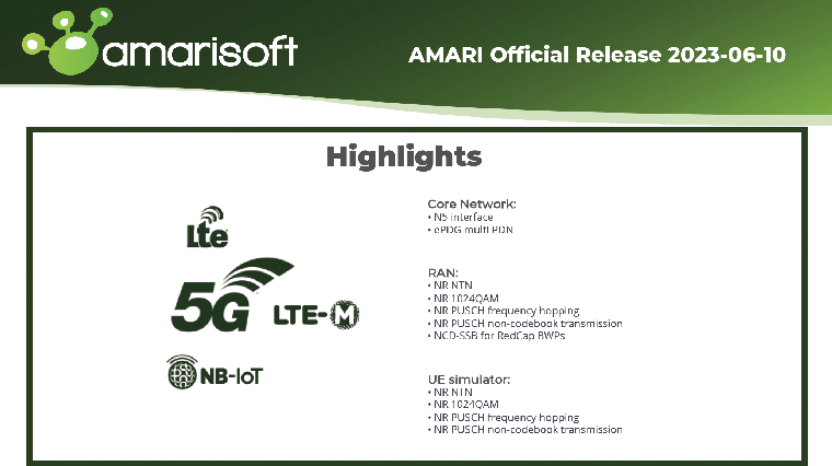 Amarisoft Official Release 2023 06 10