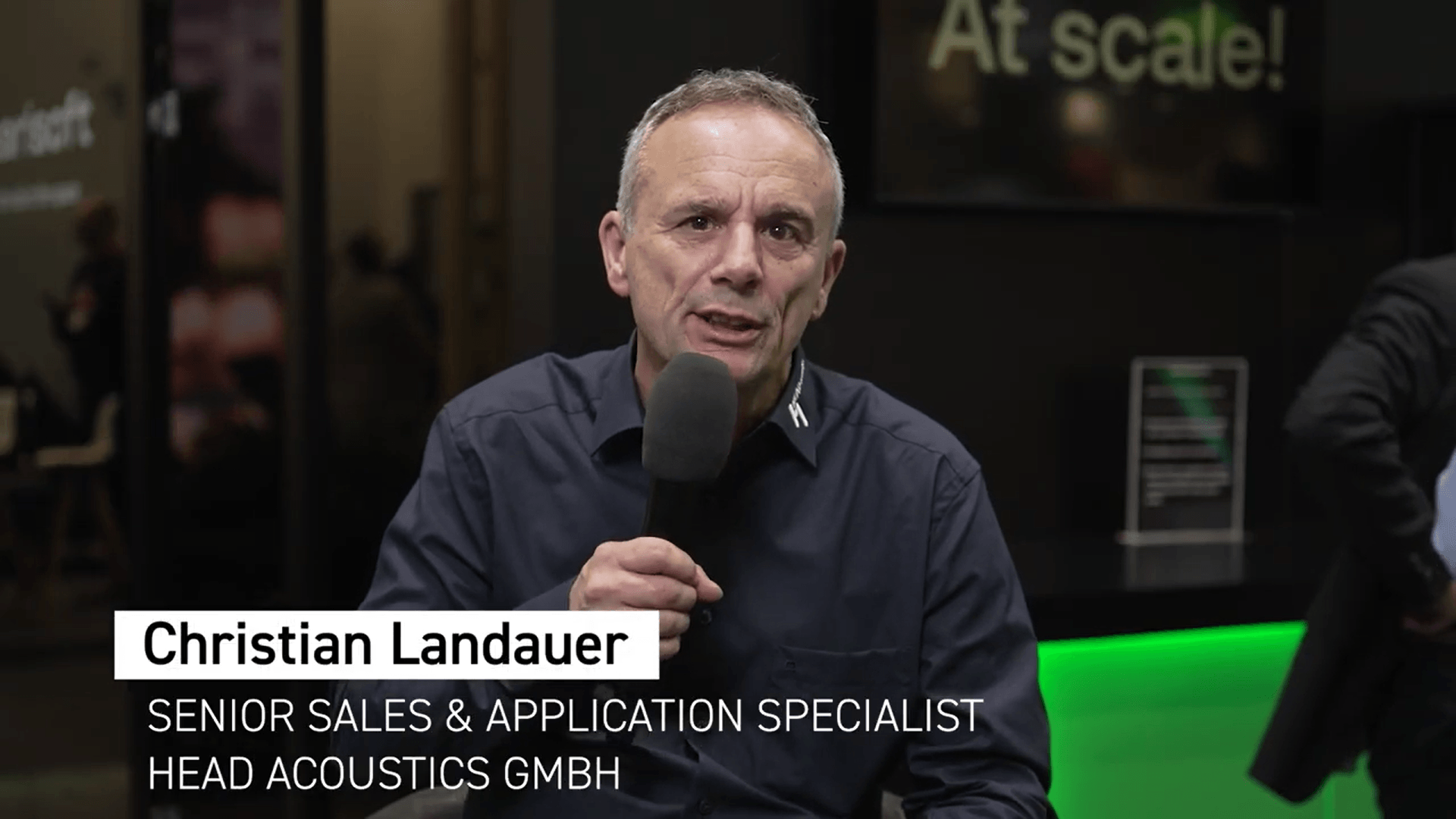 Christian Landauer, Senior Sales & Application specialist at Head Acoustics