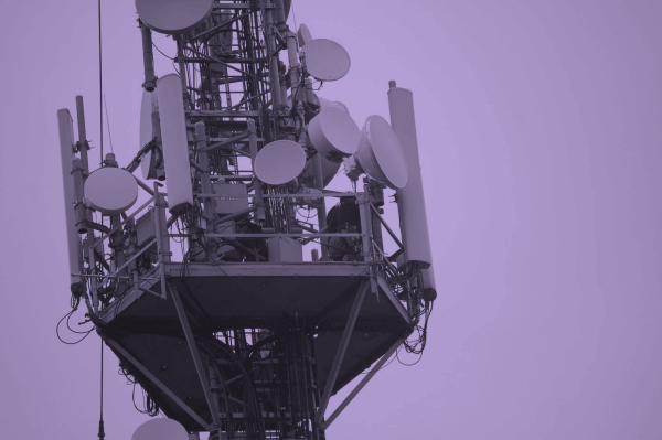 Amarisoft FTW macro basestation tower in France