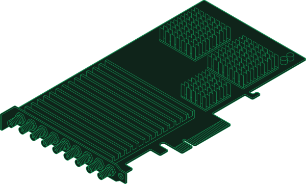 AMARI PCIe SDR 100 4x4 Card is an Amarisoft Software Defined Radio designed for 5G